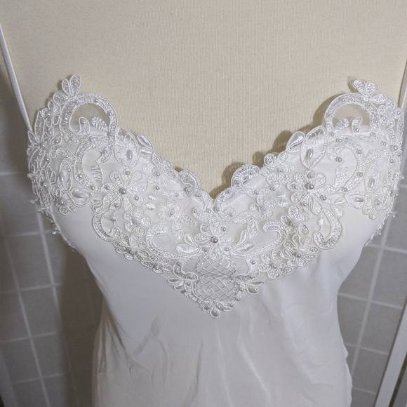 Romantic chemise embroidered lace babydoll nightie XS - Picture 5 of 7
